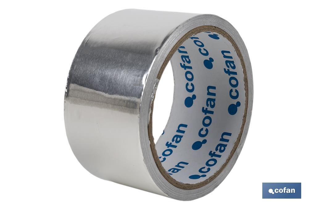 CINTA ALUMINIO 50MMX10M 30MICRAS ADHESIVA COFAN