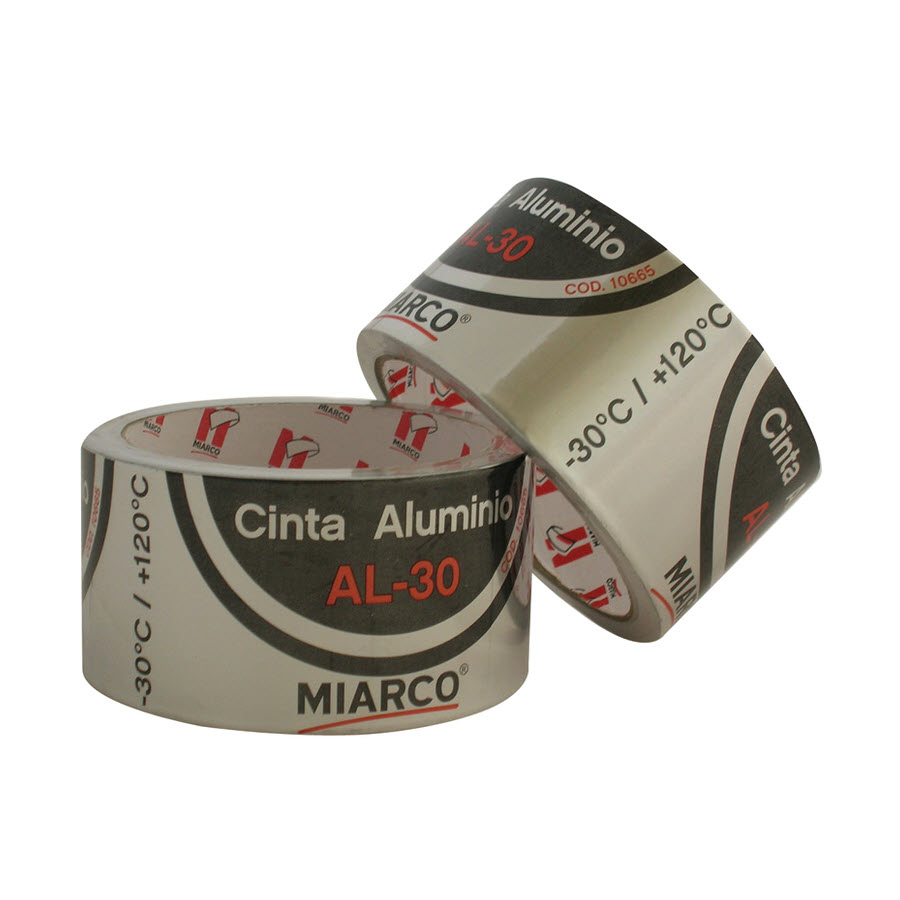 CINTA ALUMINIO 50MMX10M 30u MIARCO
