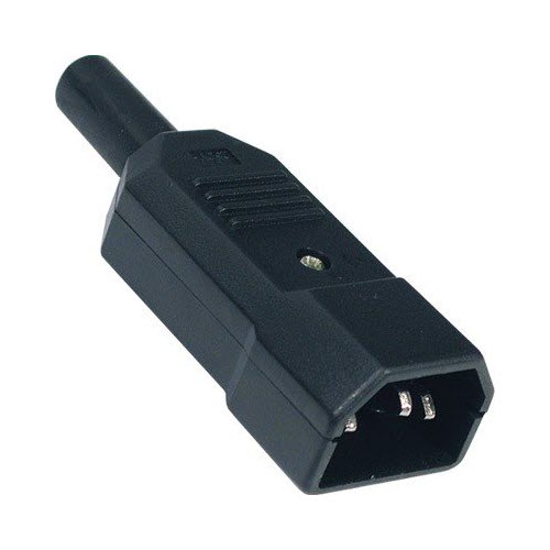 CONECTOR ALIMENTACION MACHO PC IEC320 C14 ELECTRO DH