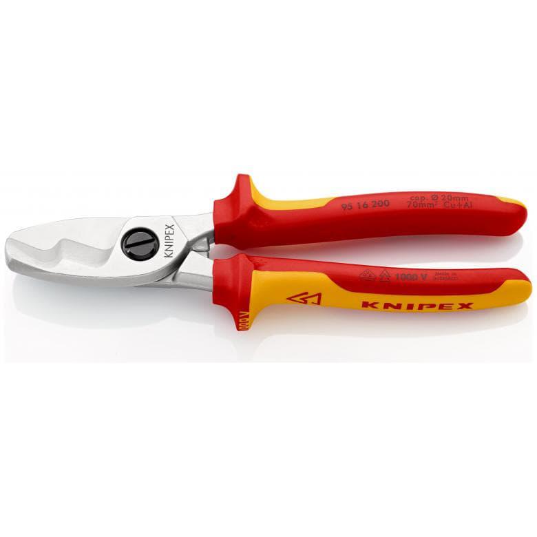 CORTA CABLE 20 A 70MM AISLADA 1000V 200MM KNIPEX