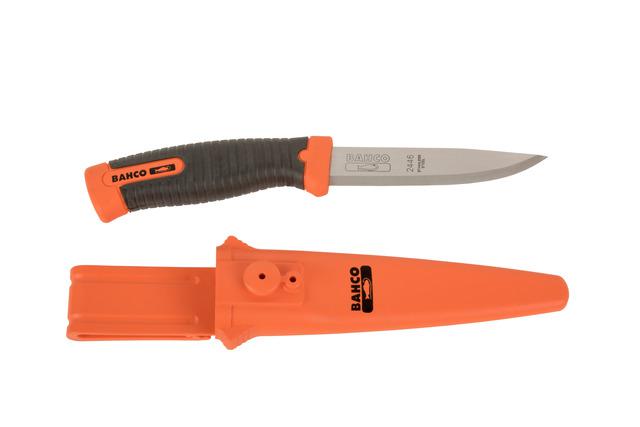 CUCHILLO MULTIUSOS HOJA 11CM ACERO INOX C/FUNDA BAHCO