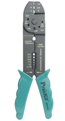 ALICATE PELACABLES CRIMPADORA 200MM PROSKIT