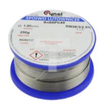 ESTAÑO ELECTRONICA 1MM 250G BIMETAL 60/40 CYNEL US