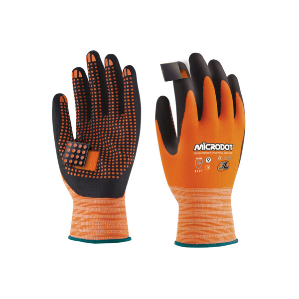 GUANTE NYLON/NITRILO FOAM T9 MICRODOT 3L
