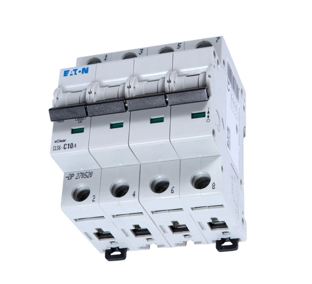 INTERRUPTOR AUTOMATICO MAGNETOTERMICO 4P 10A C 6KA EATON