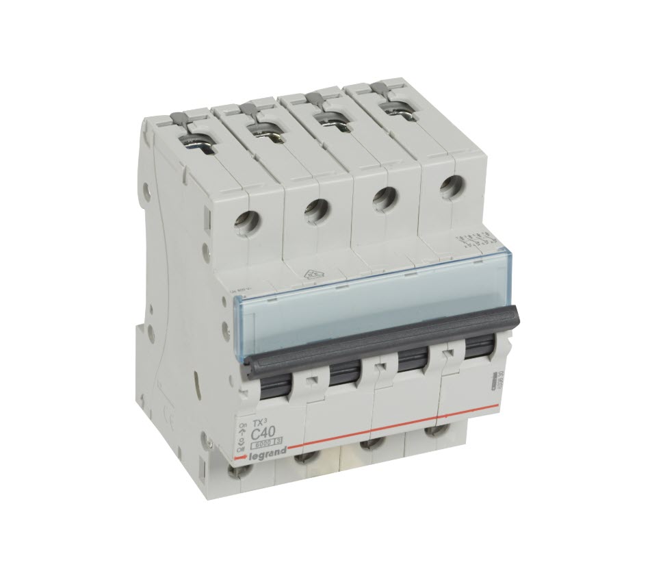 INTERRUPTOR AUTOMATICO MAGNETOTERMICO 4P 40A C 6KA LEGRAND