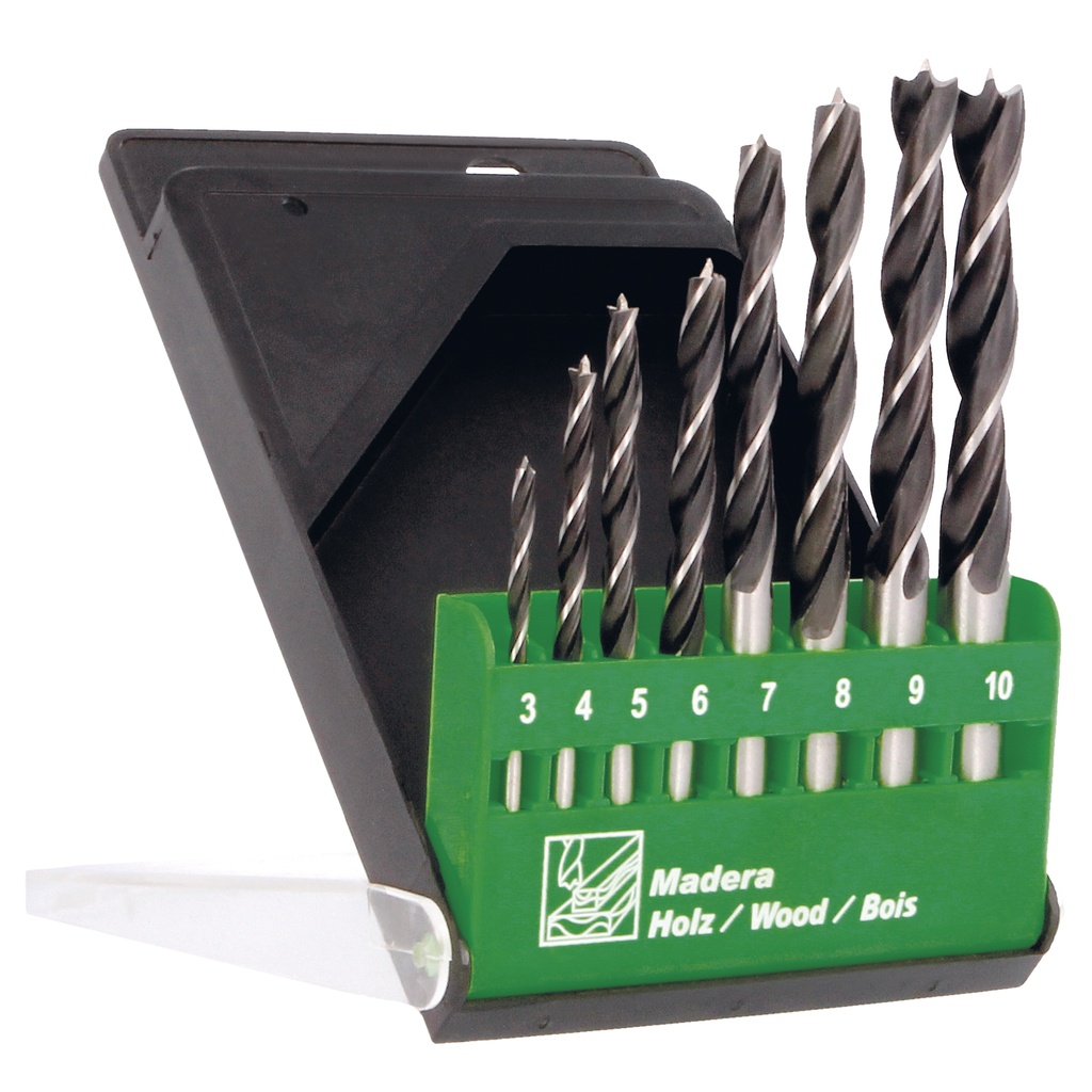 JUEGO BROCAS MADERA 3-10 8PZAS MOD.22606 AMIG
