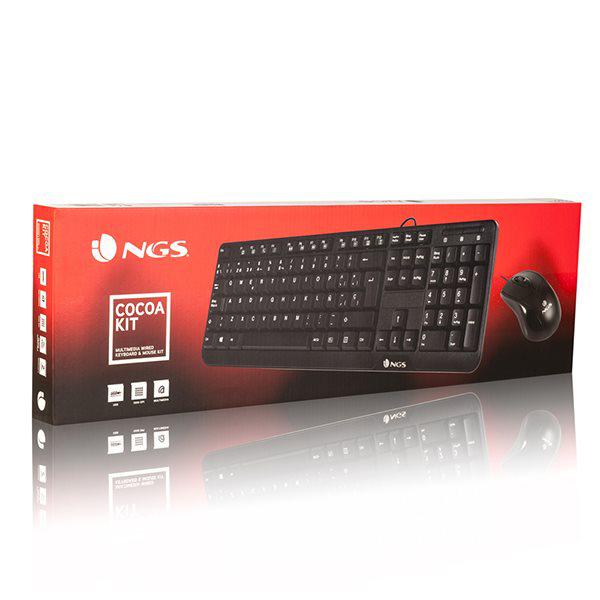 KIT TECLADO + RATON CABLE NGS