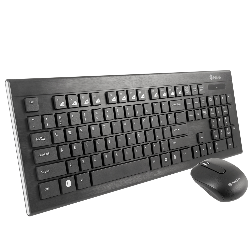 KIT TECLADO + RATON INALAMBRICO 2.4GHZ NGS
