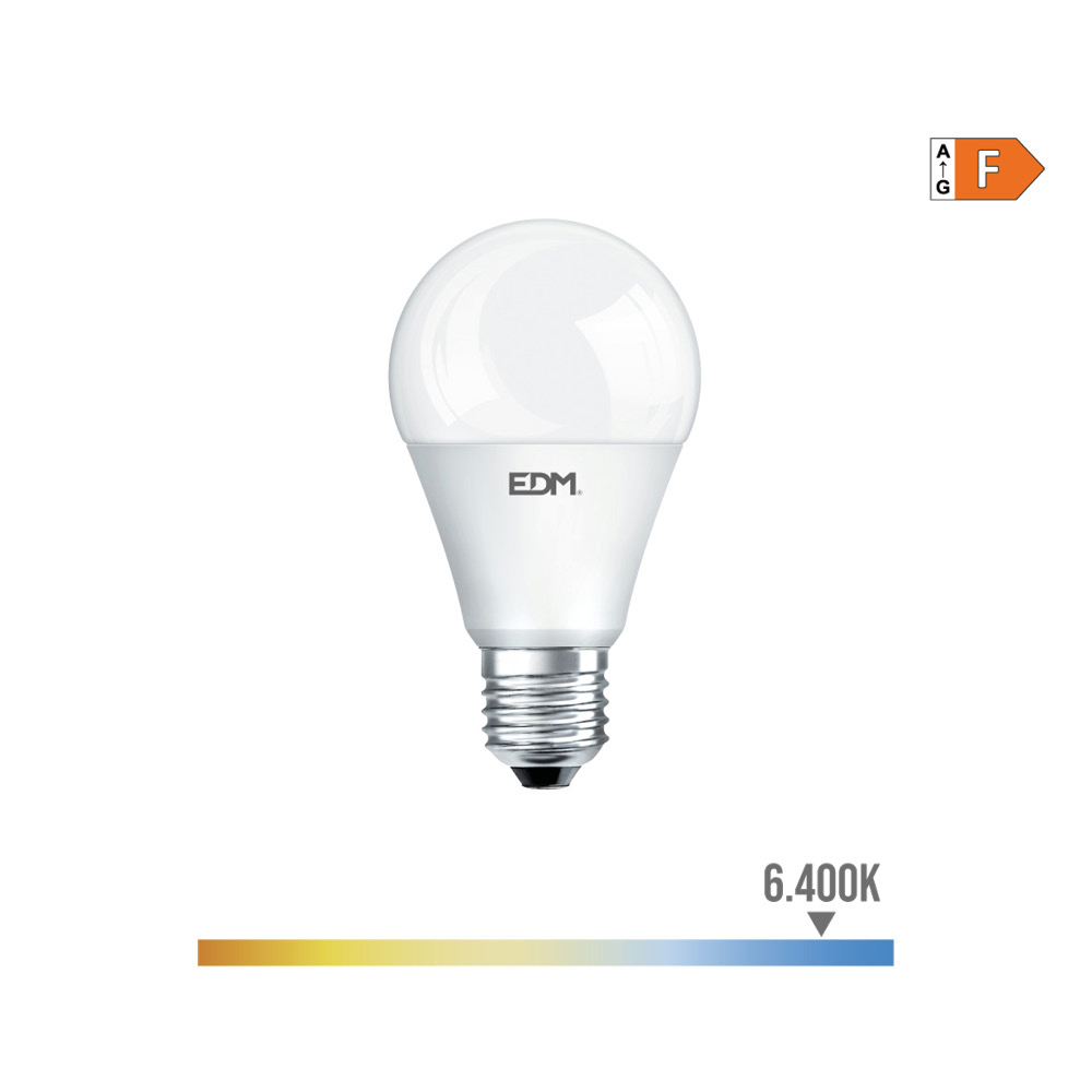 LAMPARA ESTANDAR LED E27 10W 6400K 810LM LUMECO EDM