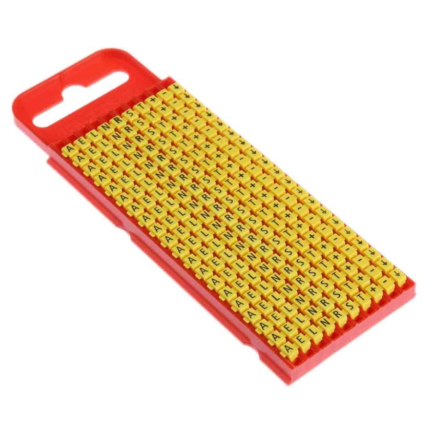 LETRAS MARCADORES AELNRST+-TT CABLE 0.5-1.5MM 200UD HELLERMANN