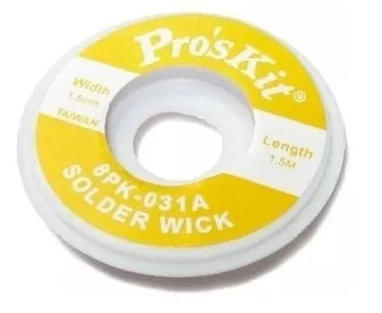 MALLA DESOLDADORA 1.5MM X 1.5M PROSKIT