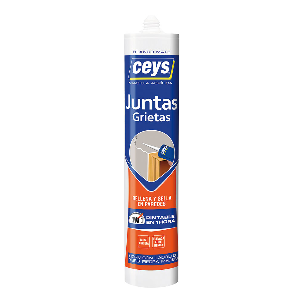 MASILLA ACRILICA GRIETAS BLANCO 280ML SELLACEYS CEYS