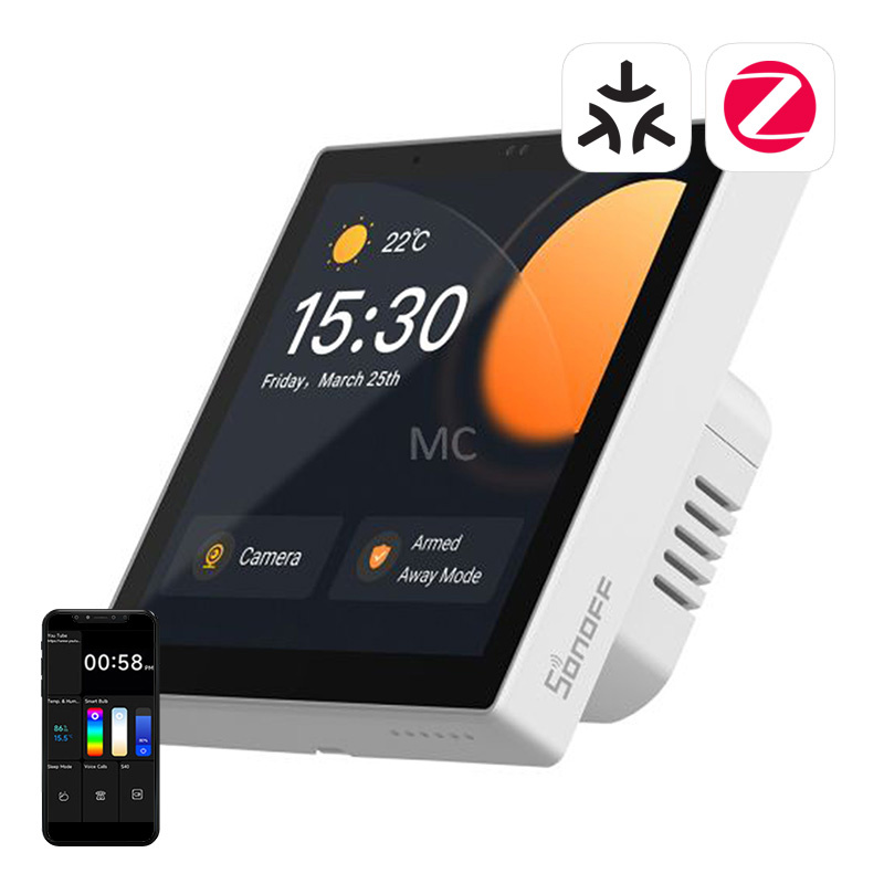 PANTALLA TACTIL 3.9INCH TFP 480X480PX MATTER/ZIGBEE/WIFI/BLUETOOTH SONOFF