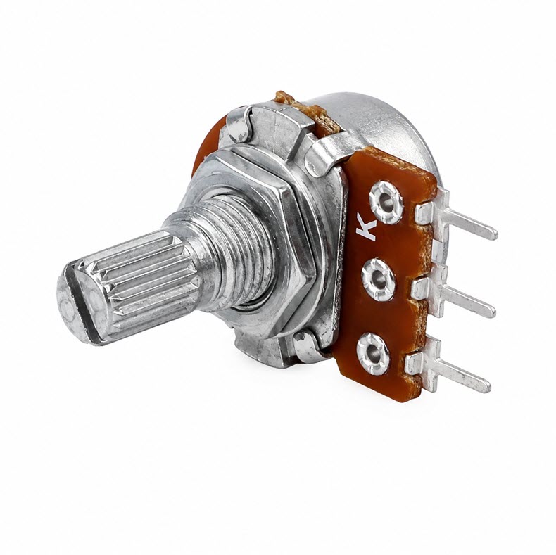 POTENCIOMETRO 5K 0.125W MONOVUELTA LINEAL EJE 6MM R16148-1A-2-B5K