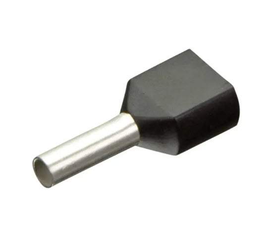 PUNTERA HUECA DOBLE 1.5MM NEGRO NINIGI 100UD