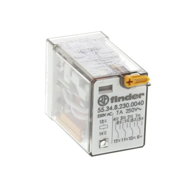 RELE 230VAC 7A 4CO 55.34.8.230.004 FINDER