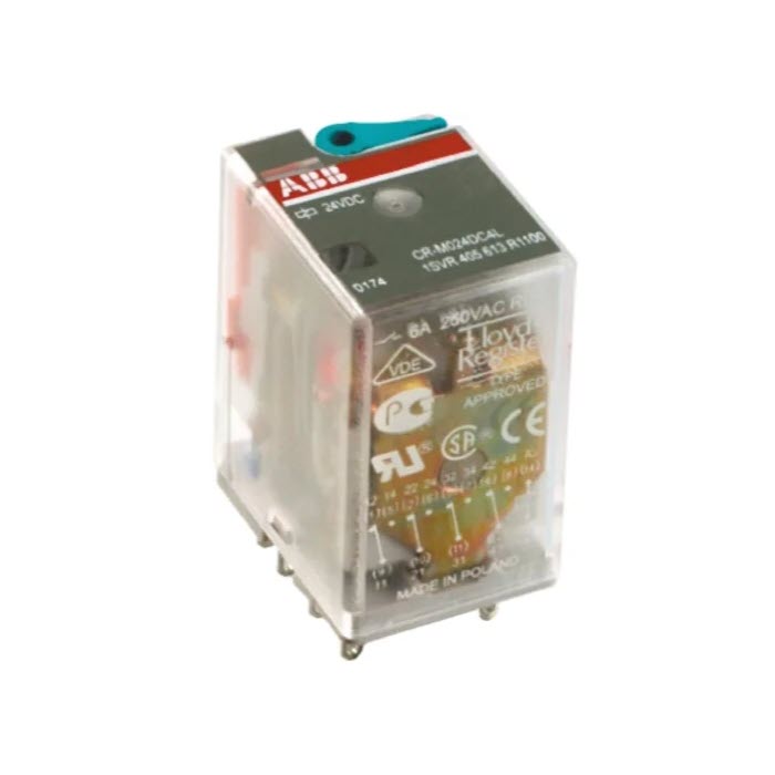 RELE 24VDC 6A 4CO/250V 1SVR405613R1100 ABB