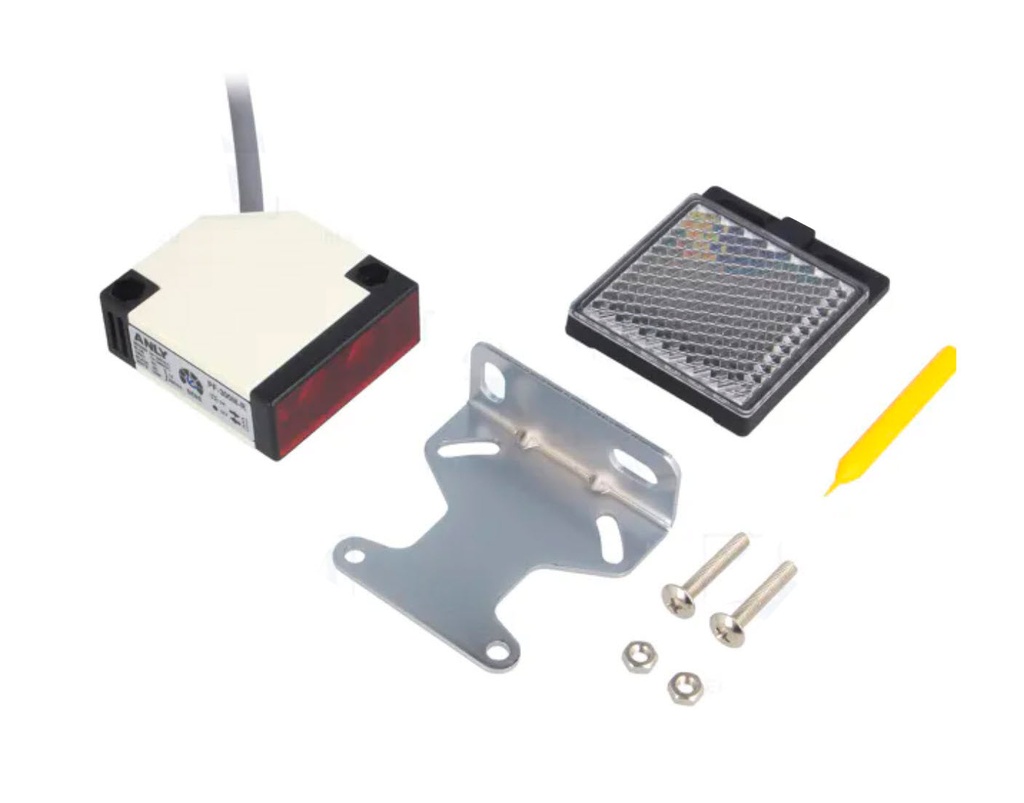 SENSOR FOTOELECTRICO ESPEJO 0-5M IP66 SPDT DARK-ON 3A ANLY