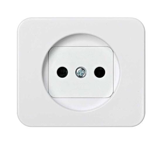 TAPA BASE ENCHUFE 2P SIN TIERRA BLANCO SIMON 75