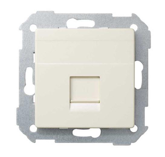 TAPA RJ45 CON HERRAJE MARFIL SIMON 82