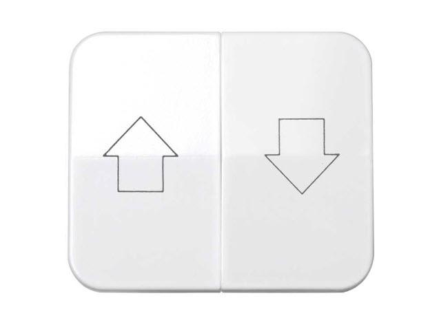 TECLA DOBLE PERSIANA BLANCO SIMON 75
