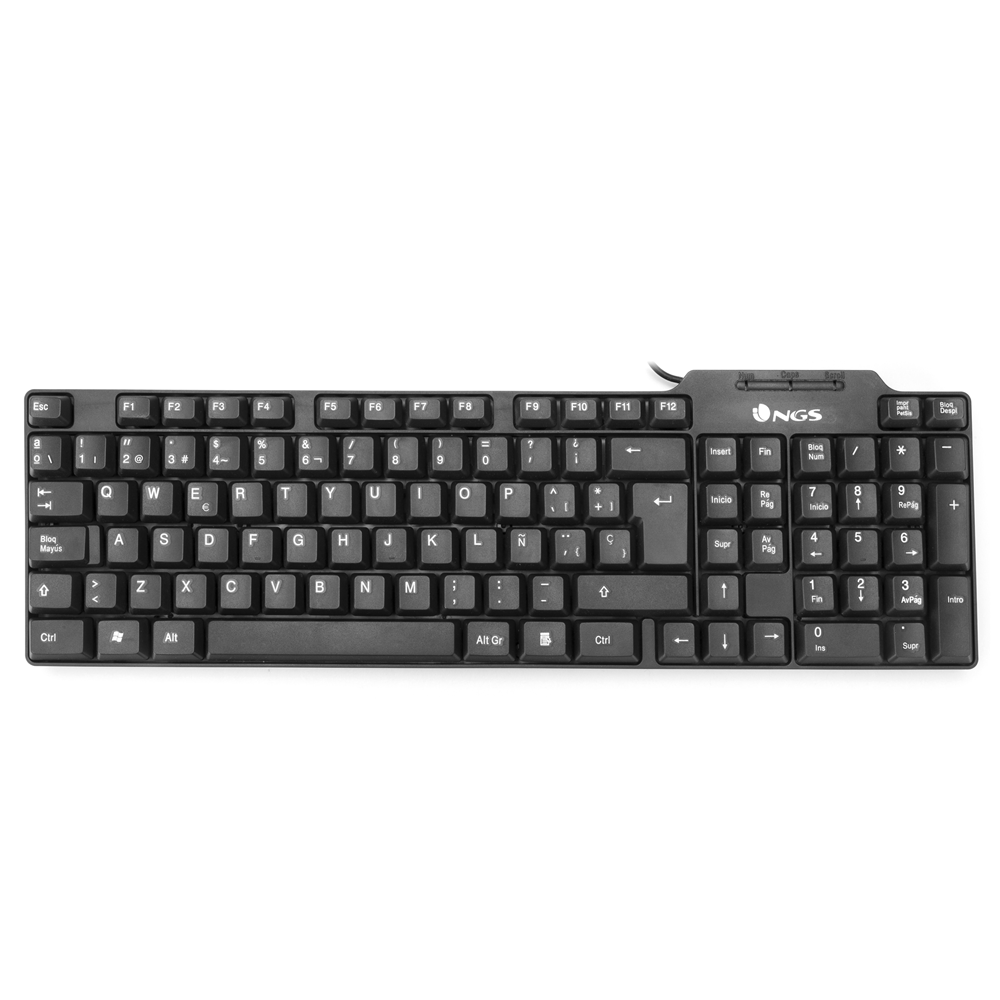 TECLADO PC CABLE USB NGS
