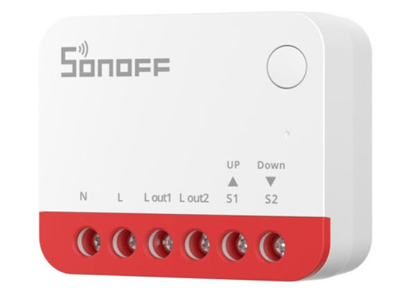 ACTUADOR PERSIANAS INTELIGENTE UP/DOWN ZIGBEE 3.0 40X33X17 MINI-ZBRBS SONOFF