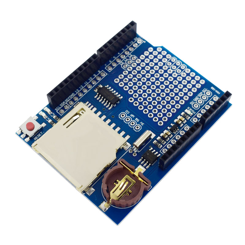 SHIELD OEM PARA PLACA TIPO ARDUINO UNO REGITRO DATOS TARJETA SD V1.0