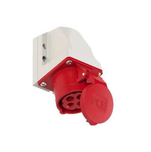 BASE ENCHUFE SUPERFICIE 3P+TT 16A AC IP44 HEMBRA TIPO CETAC PCE