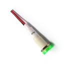 PILOTO VERDE 24VAC/DC LED 10MM AGUJERO - 14MM CABEZA - 37MM FONDO C/CABLE FILN