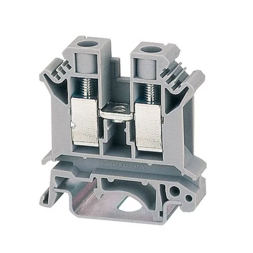 BORNA CARRIL DIN 16MM GRIS 0.2-16MM2 DEGSON