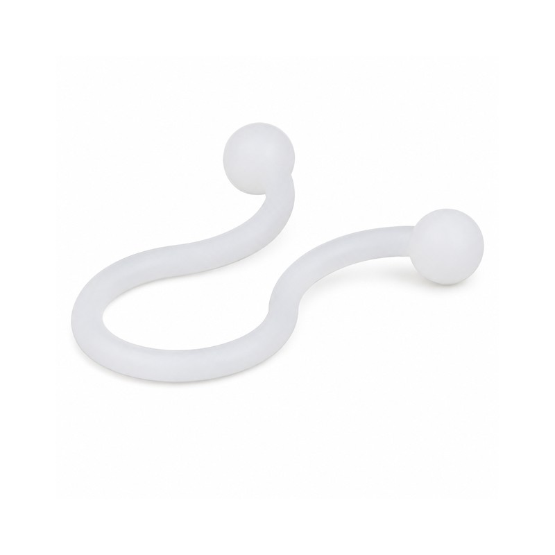 ABRAZA CABLE BRIDA FORMA OMEGA 10-13MM BLANCO POLIAMIDA