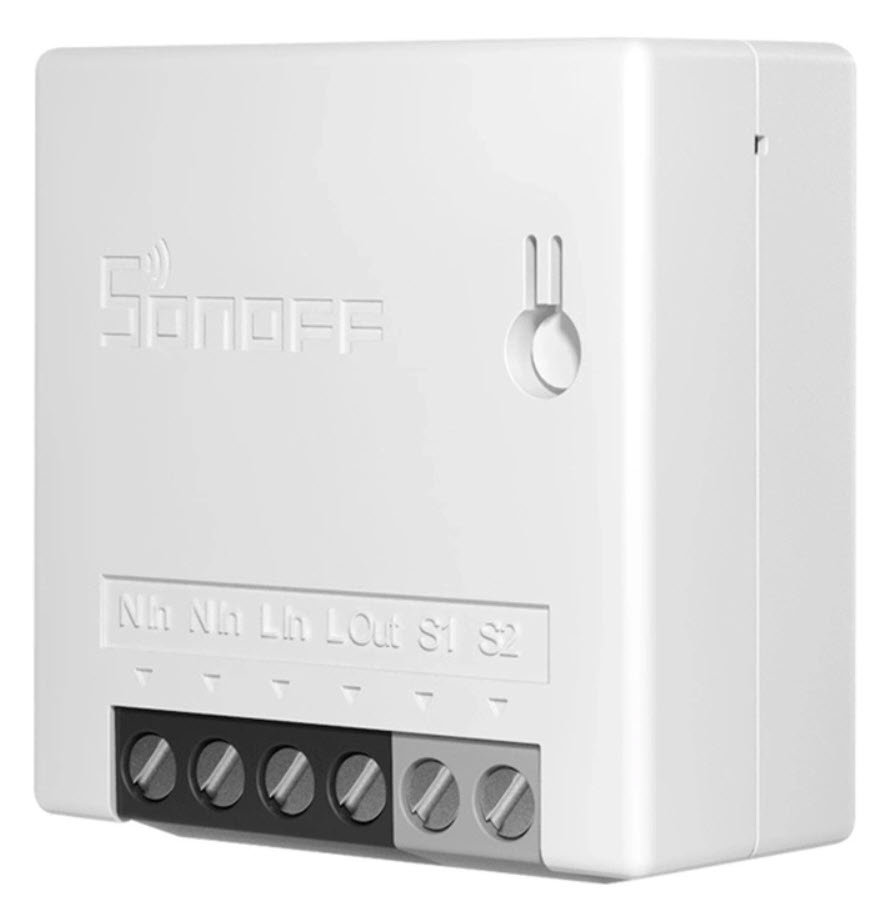ACTUADOR 1 SALIDA INTERRUPTOR 100-240VAC 10A CON NEUTRO WIFI SONOFF