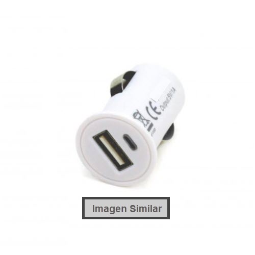 CARGADOR MECHERO COCHE USB 5V 1AMP WELL