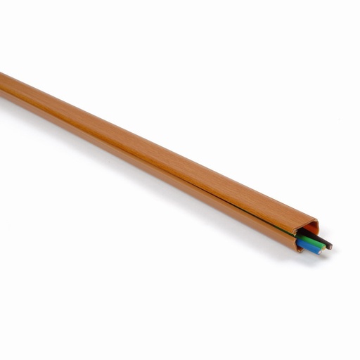 [R.6070-OY] CANAL + ACCES. MADERA CLARA 1M X 3UDS ADHESIVO BRINOX