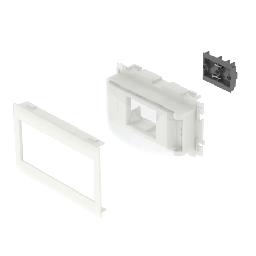 [93649-2] ADAPTADOR INTERRUPTOR AUTOMATICO 2M BLANCO CANAL SERIE 93 UNEX