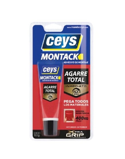[507236] ADHESIVO MONTAJE BLANCO 100ML MONTACK XPRESS CEYS