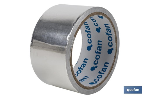 [10390012] CINTA ALUMINIO 50MMX10M 30MICRAS ADHESIVA COFAN