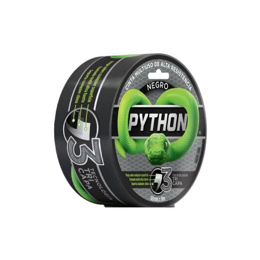 CINTA AMERICANA NEGRO 48MMX9M PYTHON
