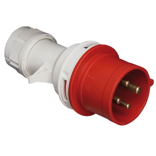 [2300385] CLAVIJA AEREA 3P+TT MACHO 32A IP44 TIPO CETAC GSC