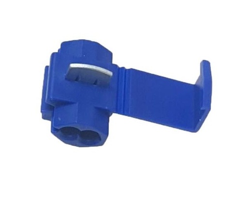 [ST-100/B] CONECTOR EMPALME CABLES SIN CORTE 1.5-2.5MM AZUL