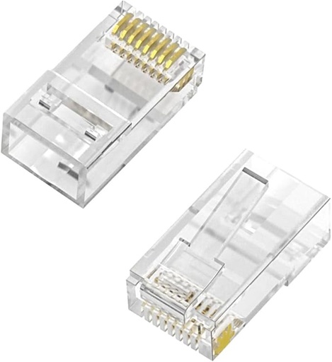 [RJ45WUS] CONECTOR RJ45 CAT5E 8P8C PLASTICO TRANS. US