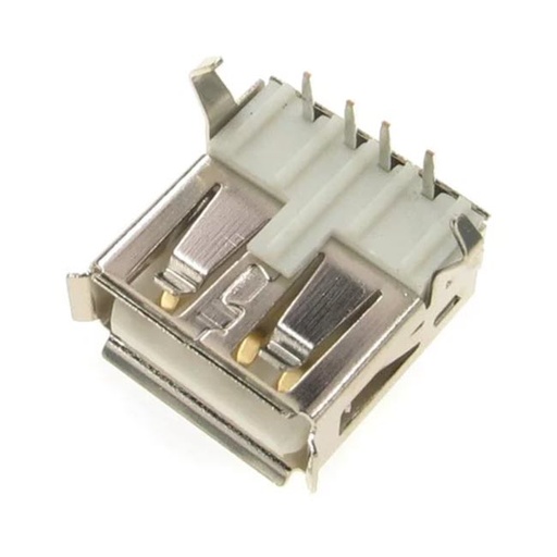 [DS1095-WNR0] CONECTOR USB HEMBRA PCB CONEXION INFERIOR USB A US