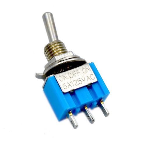 [MTS103] CONMUTADOR PALANCA 3 POSICIONES ON-OFF-ON 3A 250V SOLDAR US