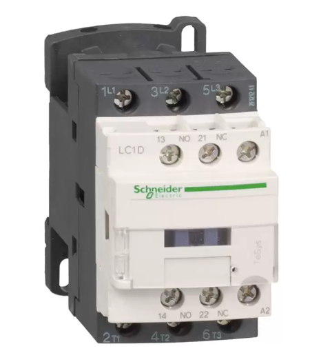 [LC1D12P7] CONTACTOR 3P 12A 1NA/1NC 230VAC 50/60HZ LC1D SCHNEIDER