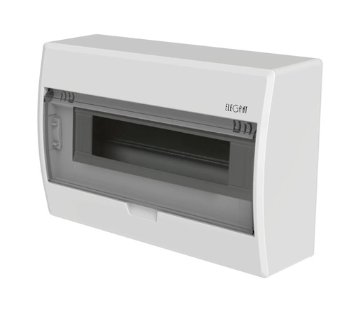 [2423-01] CUADRO SUPERFICIE 12M BLANCO PUERTA TRANS. IP40 EPN