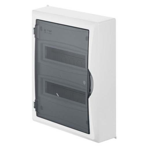 [2505-01] CUADRO SUPERFICIE 2F 24M BLANCO PUERTA TRANS. IP41 EPN