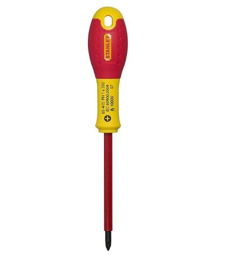[1-65-415] DESTORNILLADOR 1000V PH1X100 FATMAX STANLEY