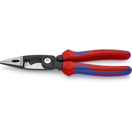 [1382200] ALICATE CORTE PELACABLE 15MM 50MM2 ELECTRICISTA 200MM KNIPEX